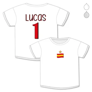 Camiseta o Sudadera Bebé y Niño/a Personalizada Número España