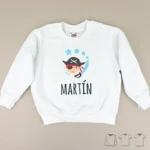 Camiseta o Sudadera Bebé y Niño/a Personalizada Pirata