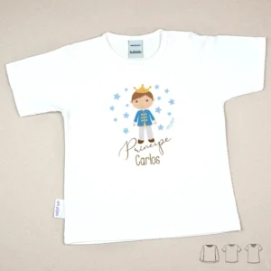 Camiseta o Sudadera Bebé y Niño/a Personalizada Príncipe