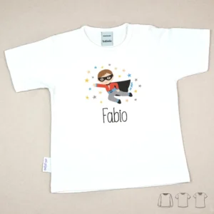 Camiseta o Sudadera Bebé y Niño/a Personalizada Superhéroe