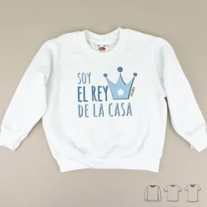 Camiseta o Sudadera Bebé y Niño/a Soy el Rey de la casa