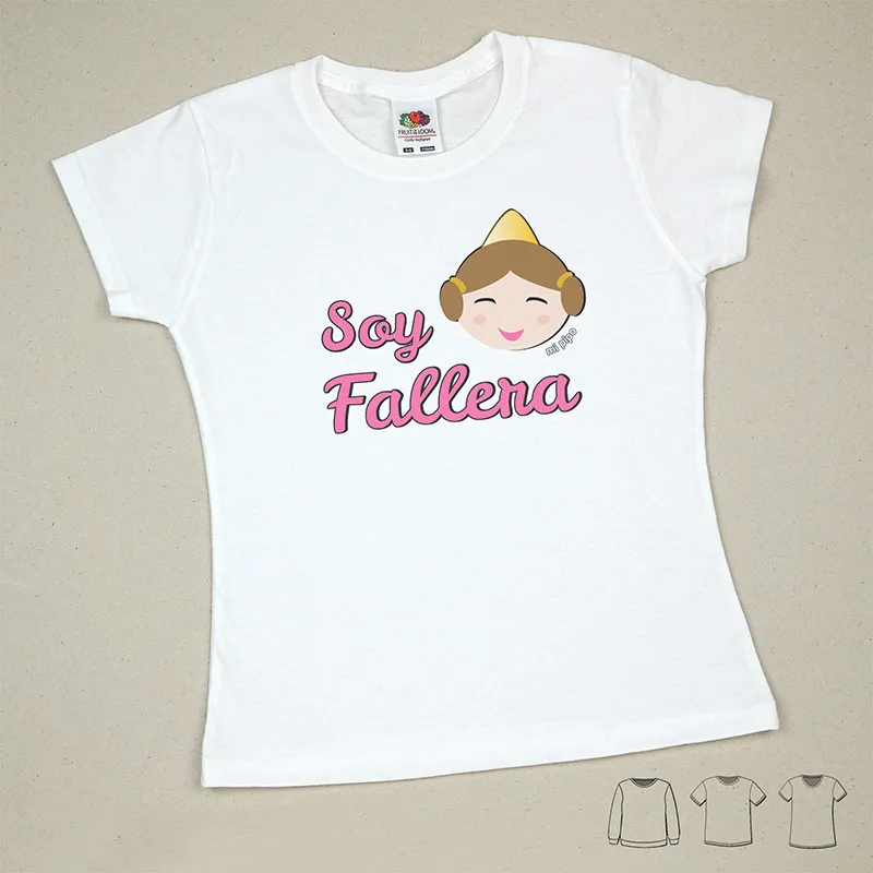 Camiseta o Sudadera Bebé y Niño/a Soy Fallera Niña Camiseta o Sudadera Bebé y Niño/a Soy Fallera Niña