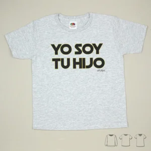 Camiseta o Sudadera Bebé y Niño/a Yo soy tu Hijo Negro