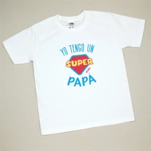 Camiseta o Sudadera Bebé y Niño/a Yo tengo un Súper Papá azul