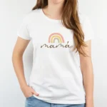 Camiseta o Sudadera Divertida Mamá Arcoiris soft
