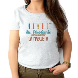 Camiseta o Sudadera Divertida Mamá Sr Pirotècnic, pot començar la mascletà