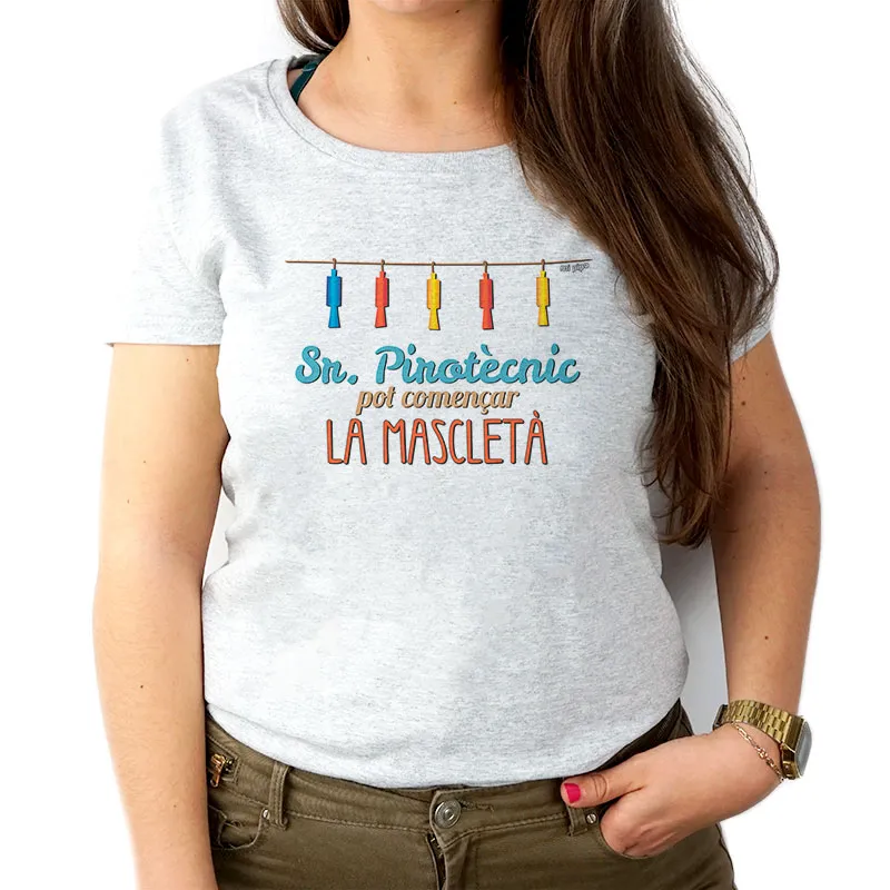 Camiseta o Sudadera Divertida Mamá Sr Pirotècnic, pot començar la mascletà Camiseta o Sudadera Divertida Mamá Sr Pirotècnic, pot començar la mascletà