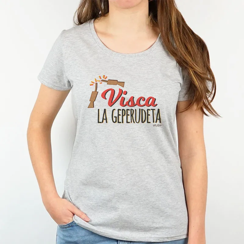 Camiseta o Sudadera Divertida Mamá Visca la Geperudeta Camiseta o Sudadera Divertida Mamá Visca la Geperudeta