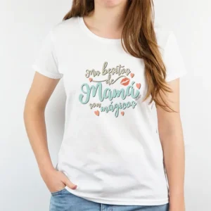 Camiseta o Sudadera Divertida Mis besitos de Mamá son mágicos