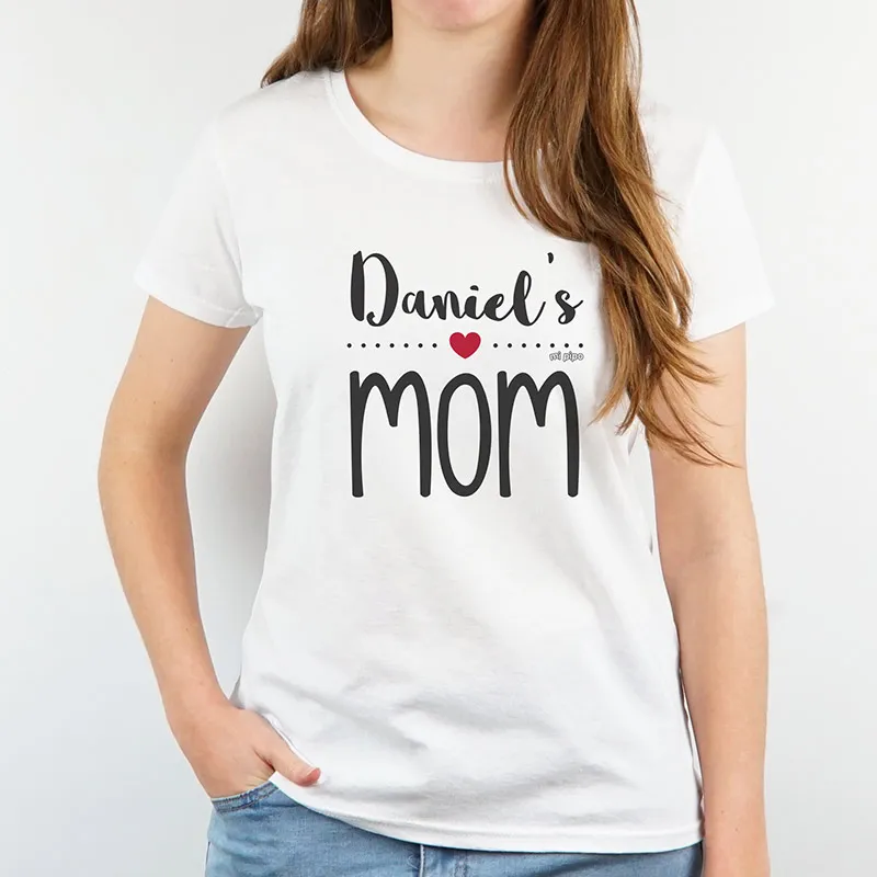 Camiseta o Sudadera Personalizada Mamá Nombre niño/a Mom Camiseta o Sudadera Personalizada Mamá Nombre niño/a Mom