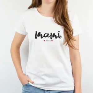 Camiseta o Sudadera Personalizada Mami (Nombre/s) Pincelada Camiseta o Sudadera Personalizada Mami (Nombre/s) Pincelada