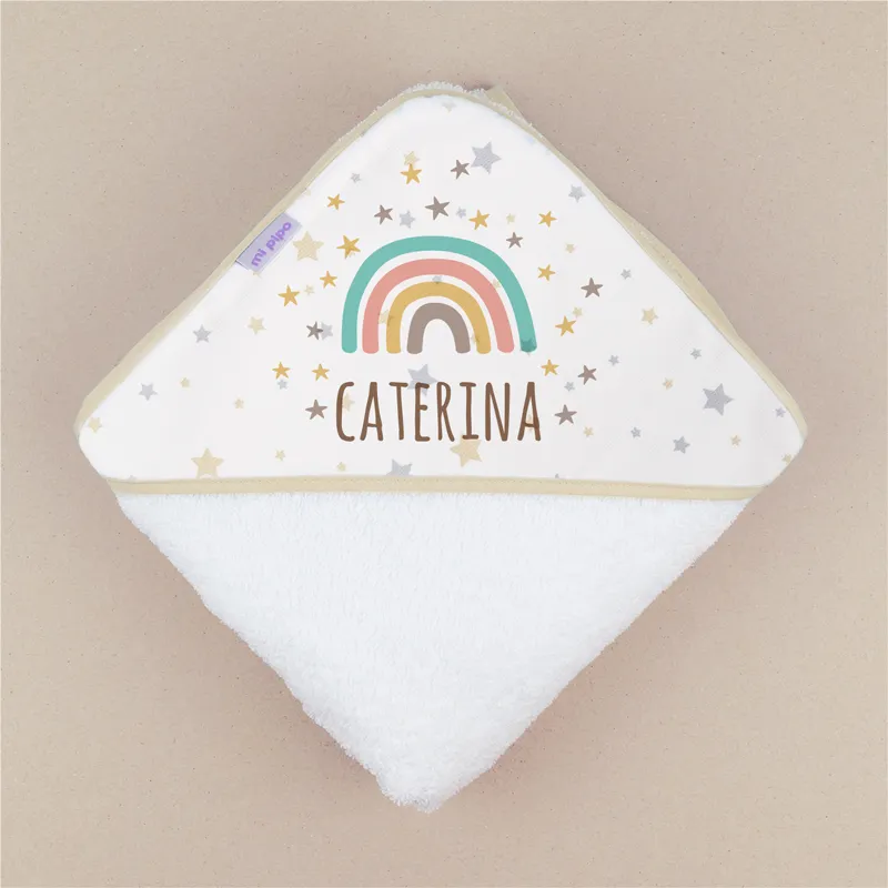 Capa de baño Arcoíris Soft Personalizada Capa de baño Arcoíris Soft Personalizada