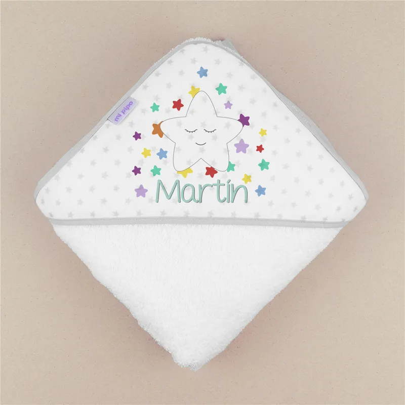 Capa de baño Estrella sonrisa Personalizada Capa de baño Estrella sonrisa Personalizada