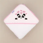 Capa de baño Panda Rosa No Personalizada