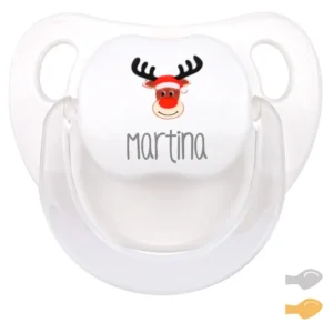 Chupete Baby Deco Reno Rudolph personalizado