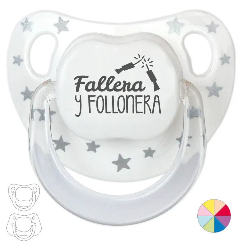 Chupete Divertido Fallera y Follonera Chupete Divertido Fallera y Follonera