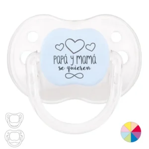 Chupete Divertido Papá y Mamá se quieren infinito