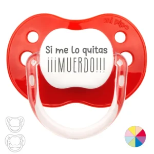 Chupete Divertido Si me lo quitas ¡Muerdo!