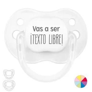 Chupete Divertido Vas a ser (¡texto libre!) Chupete Divertido Vas a ser (¡texto libre!)