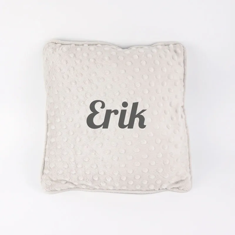 Cojín Clásico Personalizado Gris Cojín Clásico Personalizado Gris