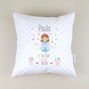 Cojin Datos Nacimiento Princesa