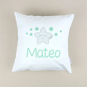 Cojín Estrella sonrisa personalizado