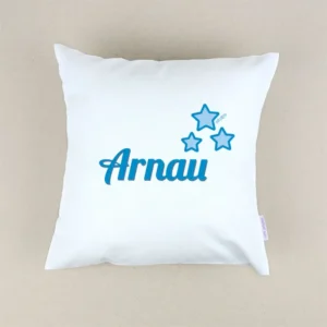 Cojín Estrellas Azul personalizado