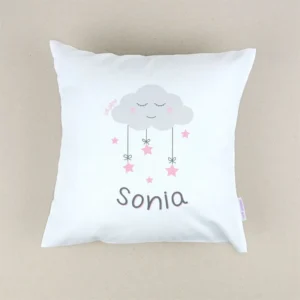 Cojín Nube Rosa personalizado