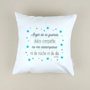Cojín Oración Azul