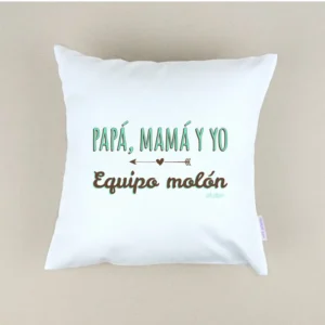 Cojín Papá, Mamá y yo, Equipo Molón