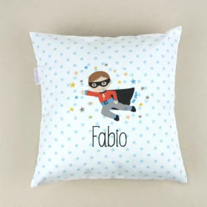Cojín Superhéroe personalizado