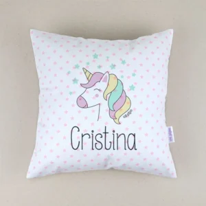 Cojín Unicornio personalizado