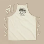 Delantal Algodón Premium Divertido Soy una Mamá Cocinera