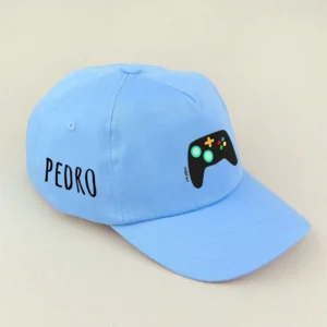 Gorra Junior Consola Azul personalizada