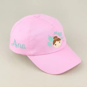 Gorra Junior Hada Rosa personalizada