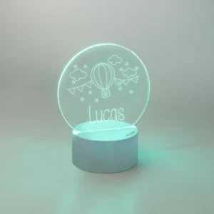 Lamparita redonda Globo personalizada