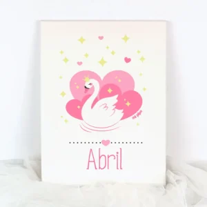 Lienzo Personalizado Cisne