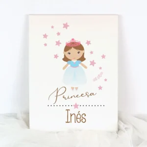 Lienzo Personalizado Princesa