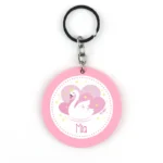 Llavero Metacrilato Cisne Rosa Personalizado