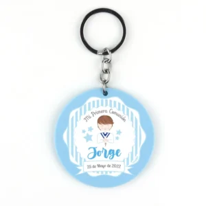 Llavero Metacrilato Comunión Niño personalizado