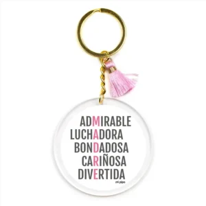 Llavero Metacrilato Mamá Adjetivos