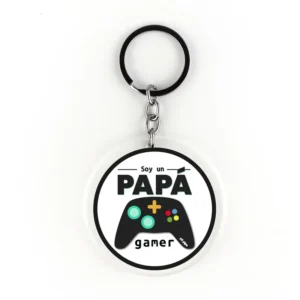 Llavero Metacrilato Soy un Papá Gamer