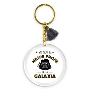 Llavero Metacrilato Yo soy el mejor Profe de la Galaxia