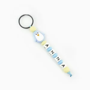 Llavero Silicona personalizado Pingüino