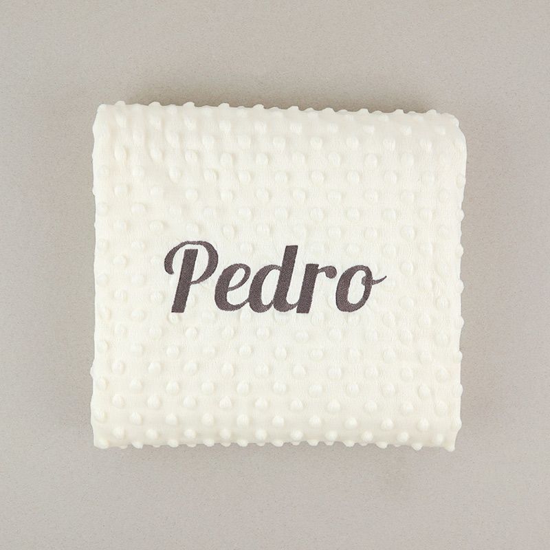 Manta Clásica Beige Personalizada - Imagen 8