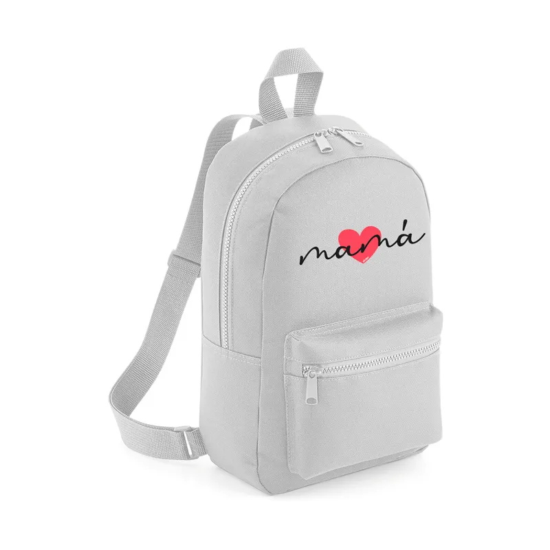 Mochila Medium Nylon Corazón + Mamá, color a elegir Mochila Medium Nylon Corazón + Mamá, color a elegir