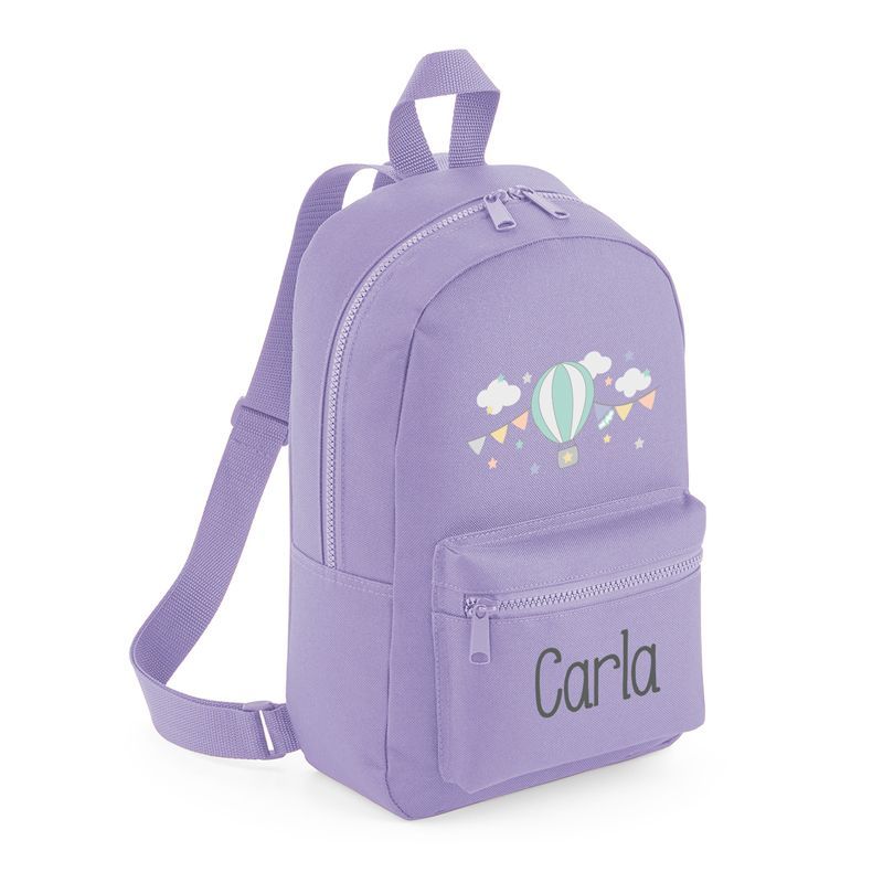 Mochila Medium Nylon Globo personalizada, color a elegir - Imagen 2