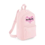 Mochila Medium Nylon Mamá Corazón de corazones, color a elegir
