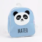 Mochila Panda Azul Personalizada