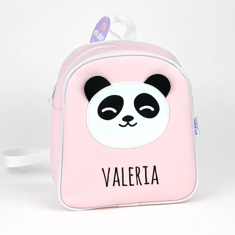 Mochila Panda Rosa Personalizada Mochila Panda Rosa Personalizada